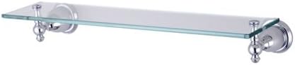 Glass Shelf - Polished Chrome Finish
