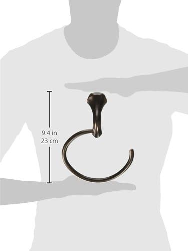 Moen YB2886ORB Eva Bathroom Towel Ring, Oil-Rubbed Bronze (Pack of 2)