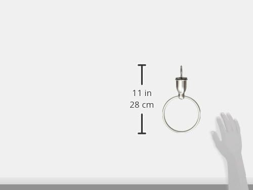Moen YB8086BC Mason Hand-Towel Ring, Brushed Chrome (Pack of 2)