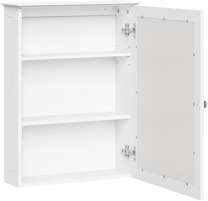 Medicine Cabinet Replacement Shelves Suitable for Bathroom Living Room Kitchen Wall Mounted and Hanging (12.5 Inch - 2 Pack)
