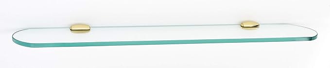 24" x 4.32" Bathroom Shelf Finish: Polished Brass
