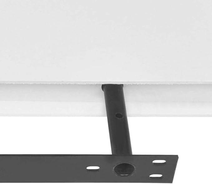 Set of 4 Floating Wall Shelves, 39.4 Inch Modern MDF Storage Racks for Living Room Bedroom, White Matte Finish Decorative Display Shelf Units
