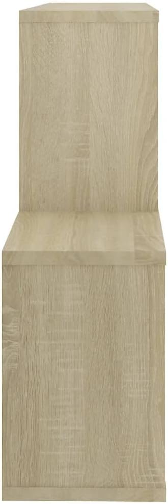 Sonoma Oak Wall Shelf 39.4 Inch, Floating for Living Room Bedroom, Modern Display Shelf for Books Decor, Sturdy Engineered Wood with Invisible Mount, 88.2 lb Load Capacity