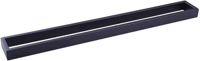 GERZWY Matte Black 30-Inch Bathroom Towel Bar SUS 304 Stainless Steel Bath Towel Bar Modern Style Wall Mount HG17702-BK