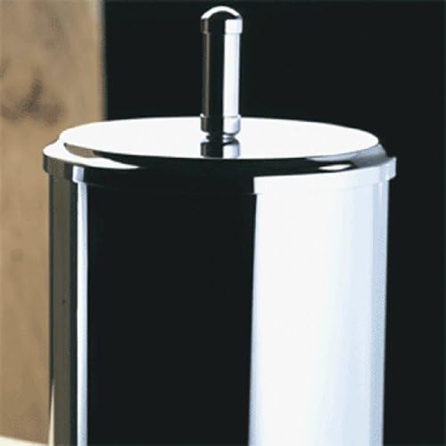 Samuel Heath L12.PN Bathroom Bin With Lid In Polished Nickel