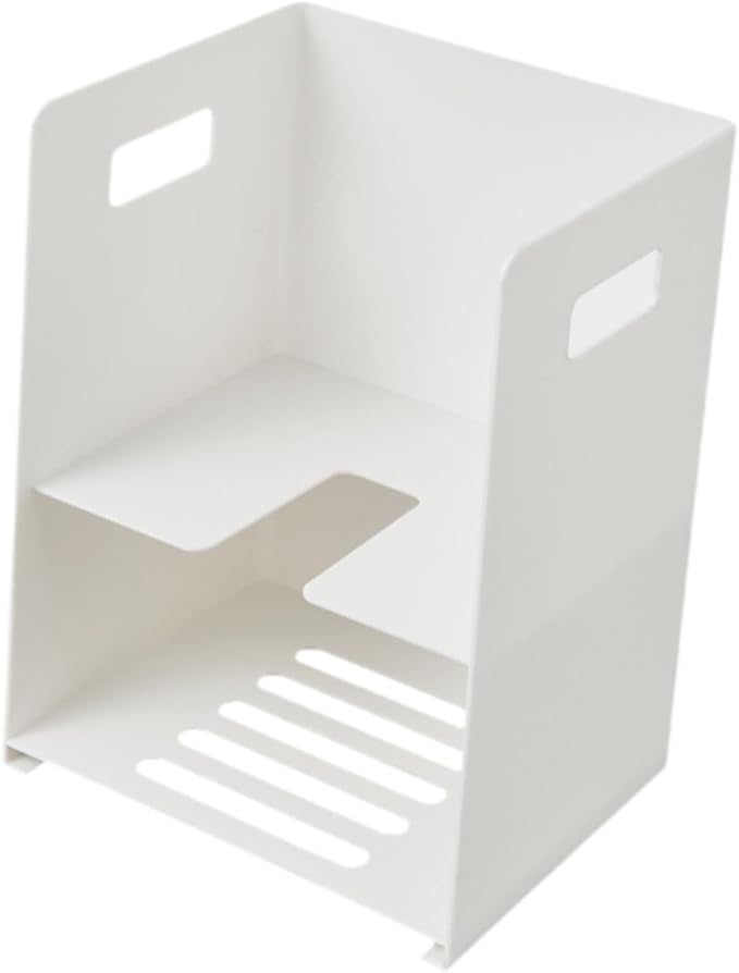 HouseVibe Toilet Plunger Holder Bathroom Organizer Sturdy Versatile Space Saving Waterproof Practical Corner Shelf Toilet Storage Rack