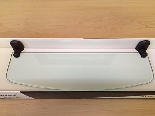 18" Glass Shelf in Antique Bronze