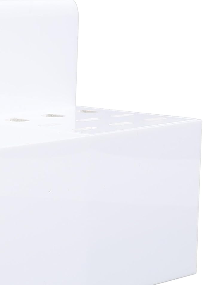 Asixxsix Eyelash Grafting Pillow Stand, Acrylic Eyelash Pillow Rack with Tape Dispenser Cutter, Warm Lash Extension Makeup Tool Display Cabinet Shelves, for Eyelash Salons (White)