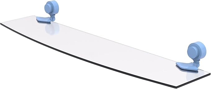Allied Brass Venus Collection Glass Shelf with Smooth Accents