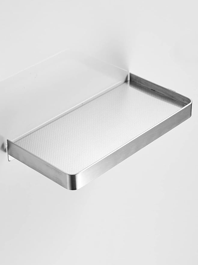 Bathroom Stand, Stainless Steel Bathroom Tray, Bathroom Shelf, Wall partition, Shelf-A
