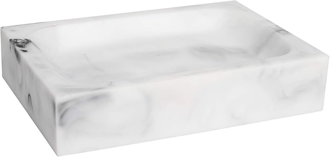 Sweet Home Collection Bathroom Accessories Sets Unique Collections Modern Classic Contemporary Decorative Beautiful Designs Bath Shower Tub D??cor, Soap Dish, Plaza (Pack of 1)