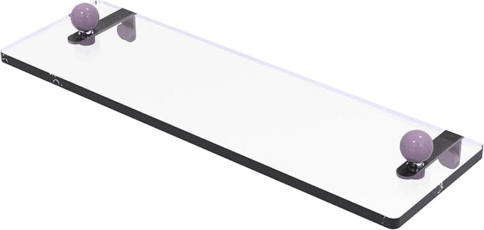 Allied Brass Prestige Regal Collection Glass Vanity Shelf with Beveled Edges