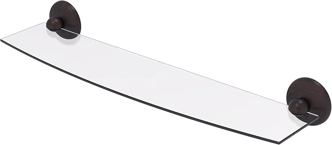 Allied Brass PMC-33/24-VB Prestige Monte Carlo Collection 24 Inch Glass Shelf, Venetian Bronze