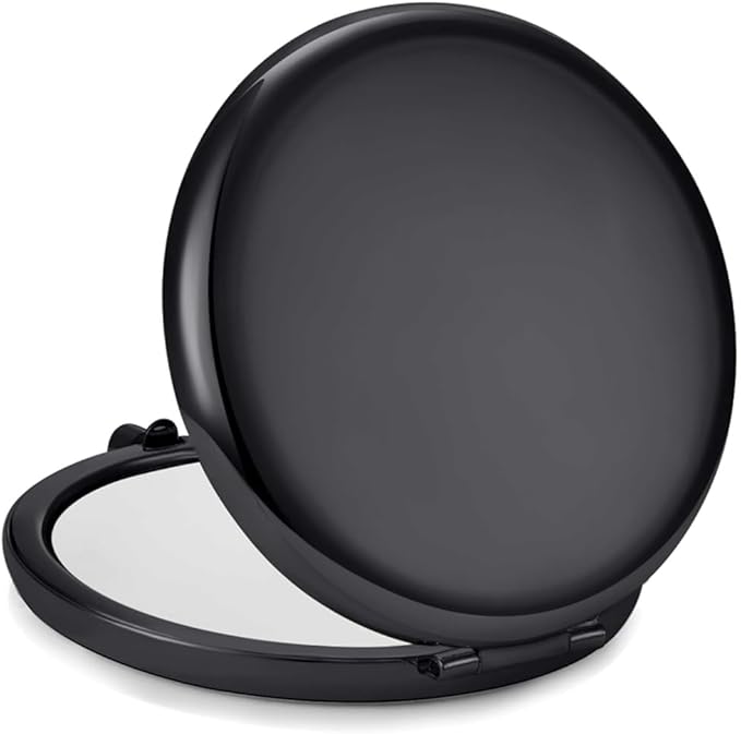 Pocket Mirror for Men and Women,Magnifying Compact Mirror for Purse - 1x/2x Magnification Small Travel Makeup Mirror,Double-Sided Mini Folding Mirror for Daily,Travel Essential