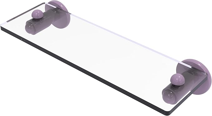 Allied Brass Soho Collection Glass Vanity Shelf with Beveled Edges