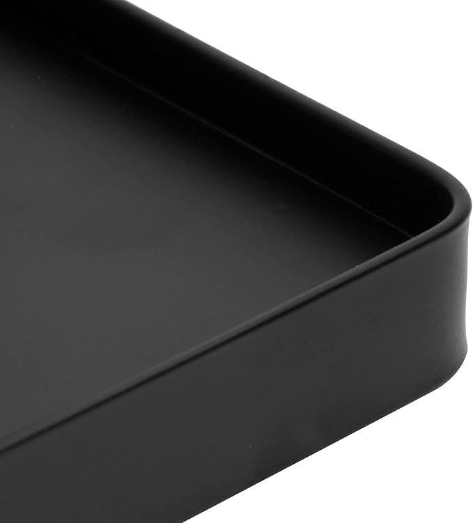 Bathroom Cell Phone Shelf, Wall Mounted Thick Phone Storage Shelf, Toilet Phone Holder Accessory for Toilet (Black)