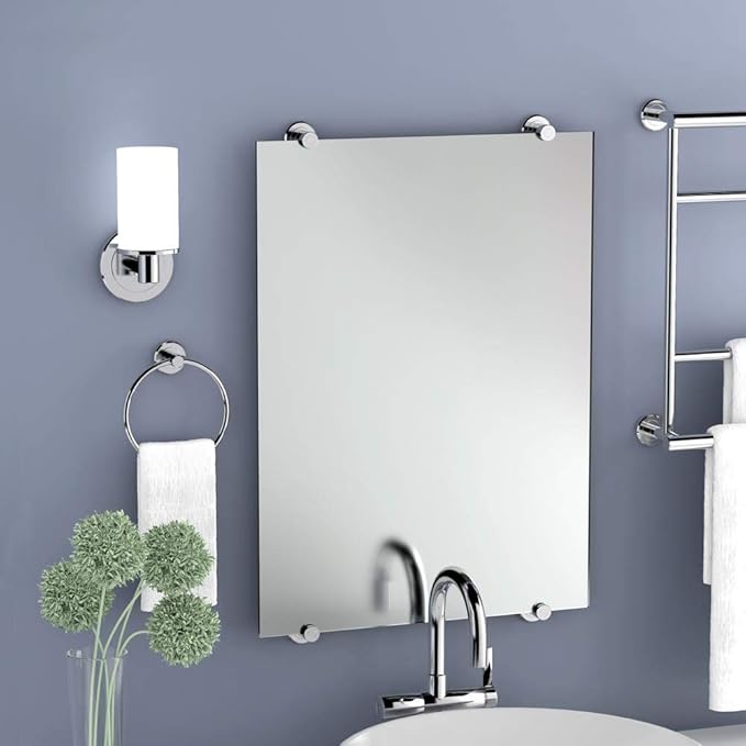 Gatco 4241 Latitude II 18-Inch Towel Bar, Wall Mounted Bathroom Towel Holder, Chrome