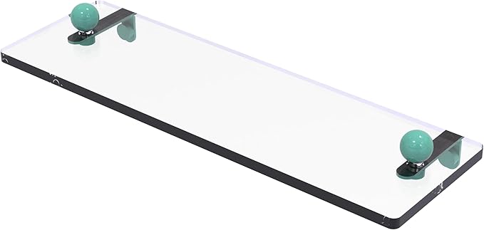Allied Brass Prestige Regal Collection Glass Vanity Shelf with Beveled Edges