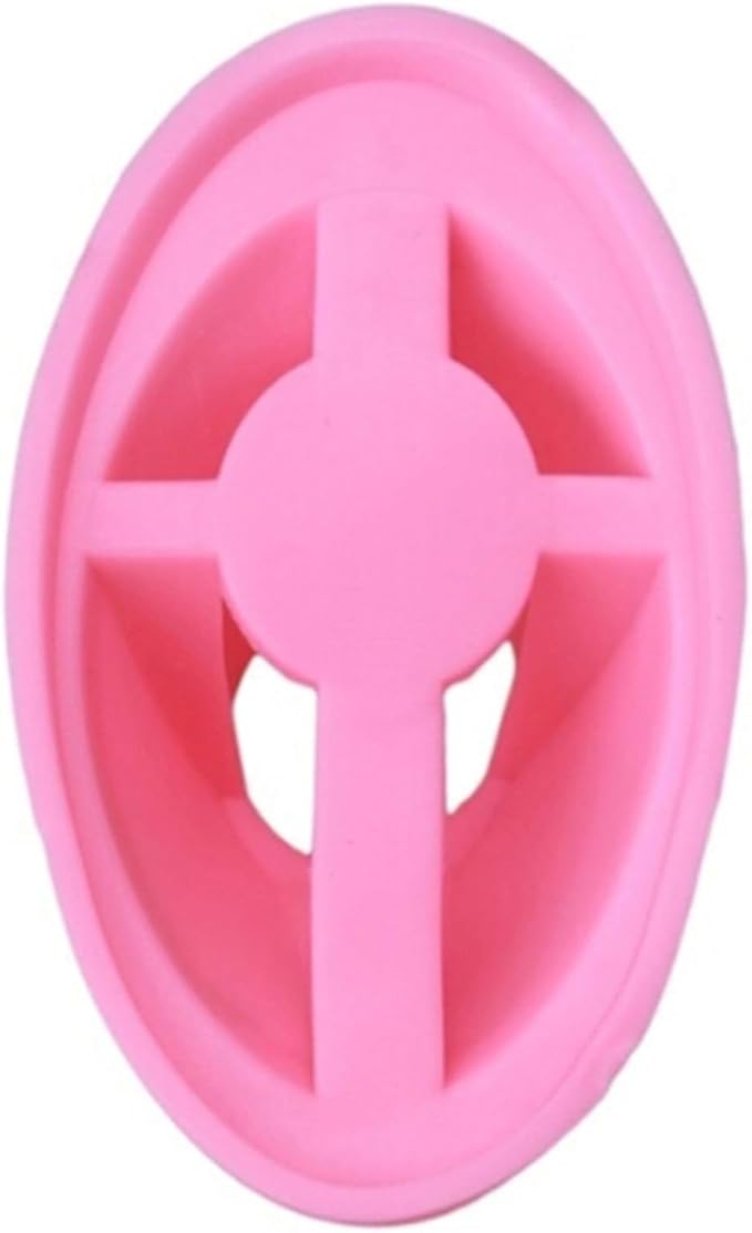 Pink Nail Polish Bottle Holder Soft Rubber Nail Polish Bottle Holder Anti-Spill Nail Polish Stand Display Manicure Tools Nail Art Polish