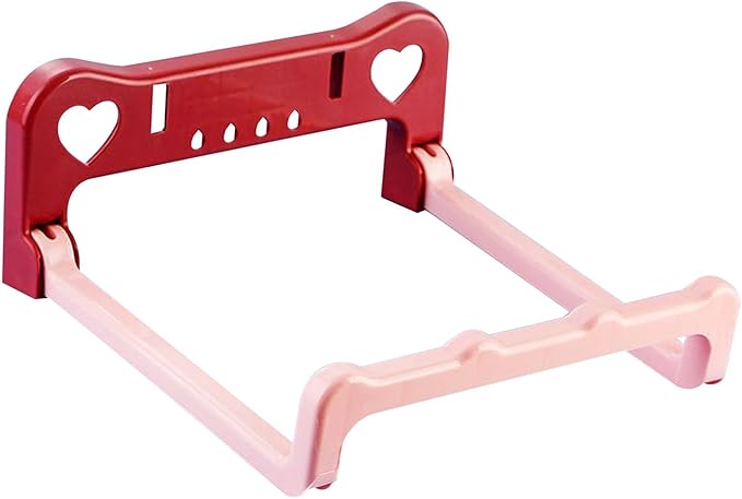 2PCS Washbasin Rack, Foldable Washbasin Storage Rack Wall Mounted Hanging Shelf for Bathroom Kitchen (Pink)