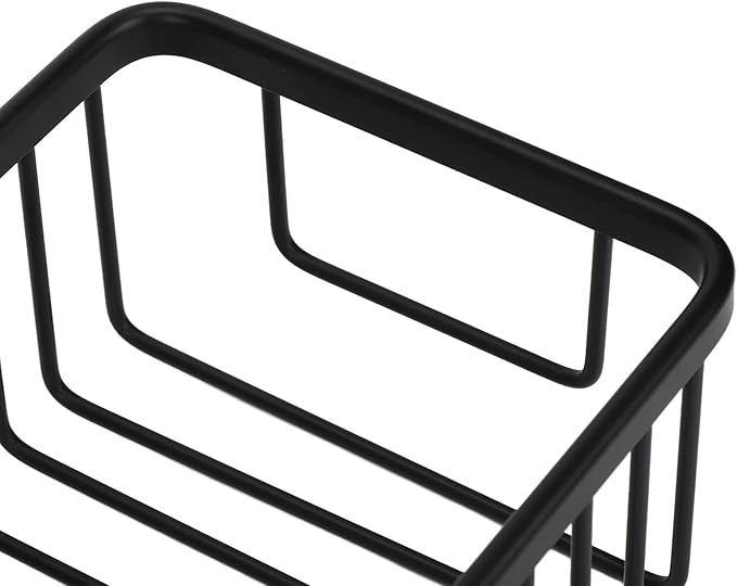 Wall Storage Rack, Space Aluminum Rust Proof Large Capacity Kitchen Organizing Basket, Metal Wire Hanging Shelf for Bathroom Beauty Salon