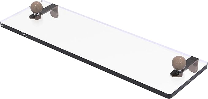 Allied Brass Prestige Regal Collection Glass Vanity Shelf with Beveled Edges