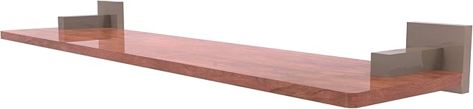 Allied Brass MT-1-22-IRW-SHB Montero Collection 22 Inch Solid IPE Ironwood Shelf, Shaded Beige