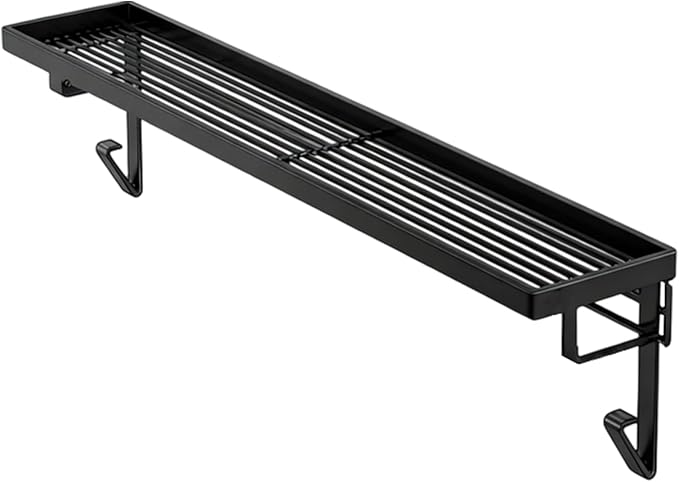 Iron Radiator Cover Shelf - Heat-Resistant No Drilling Storage Rack, Radiator Top Cover for Hotel Dorm Apartment Bedroom Living Room Bathroom Kitchen, Space-Saving Home Organization and Decorative She