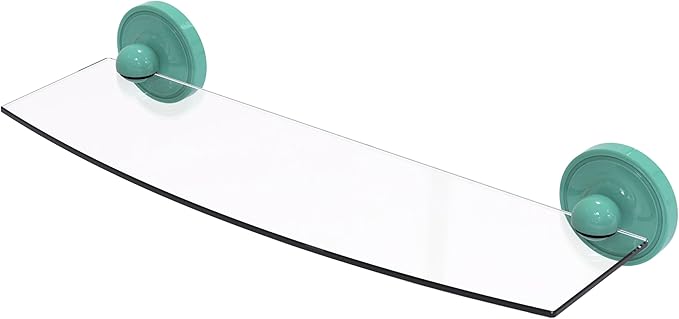 Allied Brass PR-33/18-SFG Prestige Regal Collection 18 Inch Glass Shelf, Sea Foam Green