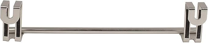 Spectrum Diversified 76471 Over-The-Door Towel Holder, Brushed Nickel