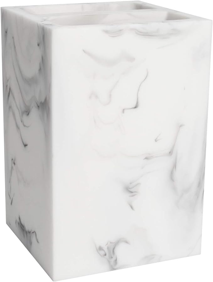 Sweet Home Collection Bathroom Accessories Sets Unique Collections Modern Classic Contemporary Decorative Beautiful Designs Bath Shower Tub D??cor, Toothbrush Holder, Plaza (Pack of 1)