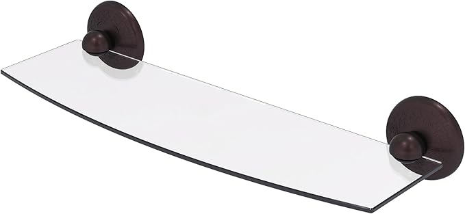 Allied Brass PMC-33/18-ABZ Prestige Monte Carlo Collection 18 Inch Glass Shelf, Antique Bronze