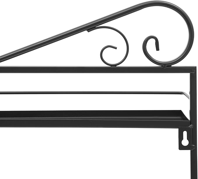 5 Tiers Wall Mounted Nail Polish Racks,Nail Polish Shelves, Nail Polish Display Rack for Home Salon Business Spa