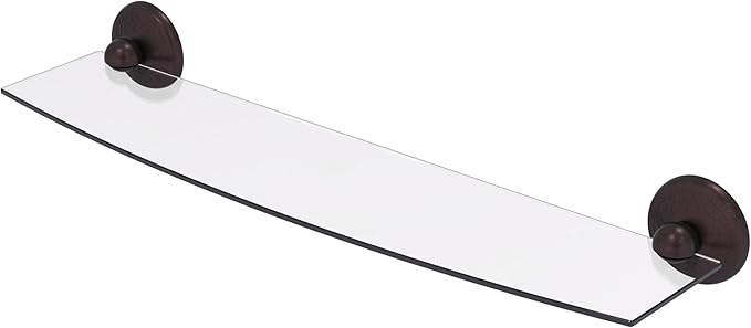Allied Brass PMC-33/24-ABZ Prestige Monte Carlo Collection 24 Inch Glass Shelf, Antique Bronze
