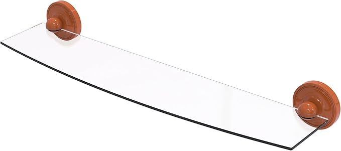 Allied Brass PR-33/24-ASP Prestige Regal Collection 24 Inch Glass Shelf, Autumn Sparkle
