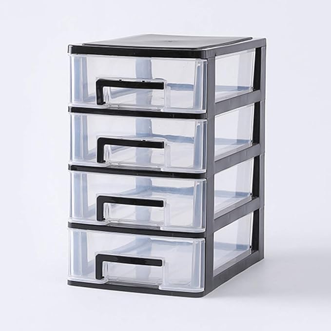 4 Layers drawer storage organizer drawers desktop plastic three craft Type Storage Box Plastic Mini
