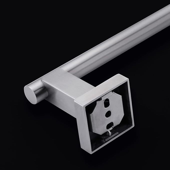 Miyili 15.75-Inch Towel Bar SUS 304 Stainless Steel Towel Holder Rack for Bathroom Wall Mount Brushed Finish, A02N40A