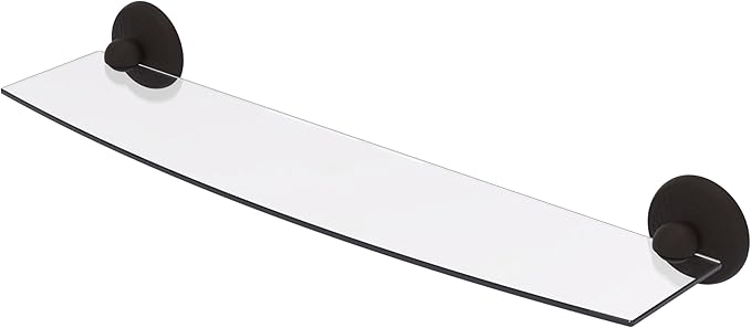 Allied Brass PMC-33/24-ORB Prestige Monte Carlo Collection 24 Inch Glass Shelf, Oil Rubbed Bronze