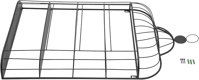 Wall-Mounted Nail Polish Racks, 6-Tier Metal Makeup Display Wall Shelf Storage Organizer for Home Spa Nail Salon Perfume Lipstick Cosmetic (Black)