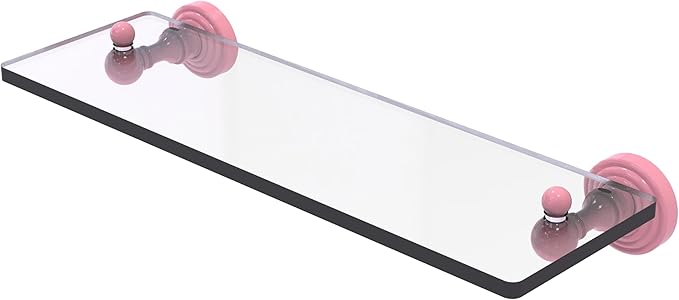 Allied Brass Waverly Place Collection Glass Vanity Shelf with Beveled Edges