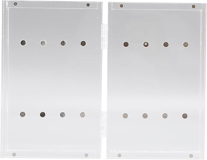 ZJchao Tweezer Holder Stand, Thickened Acrylic Magnetic Transparent Eyelash Extension Tweezers Organizer with 8 Holes for Beauty Eyelash Shop, Nail Salon, Beauty Salon