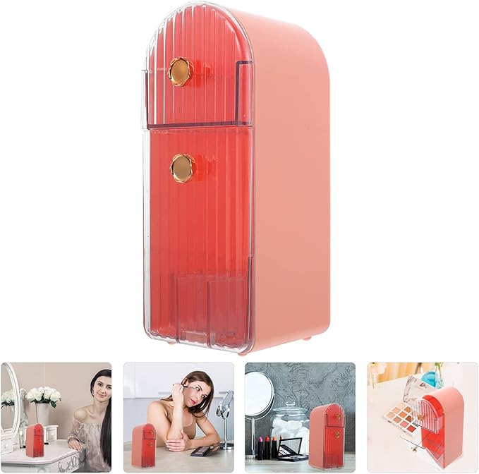 Beavorty Dressing Table Organizer for Lipsticks Chic Lipstick Storage Box and Stylish Makeup Holder for Home Salon Use