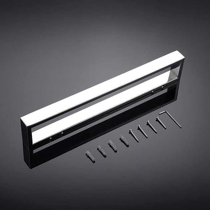 Miyili Hand Towel Holder for Bathroom Wall Mounted 15-3/4 Inch Kitchen Towel Bar Stainless Steel Polished Finish, D03C40