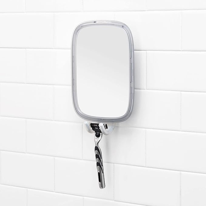 OXO Good Grips Suction Fogless Mirror 3" L x 7.2" W x 13.2" H