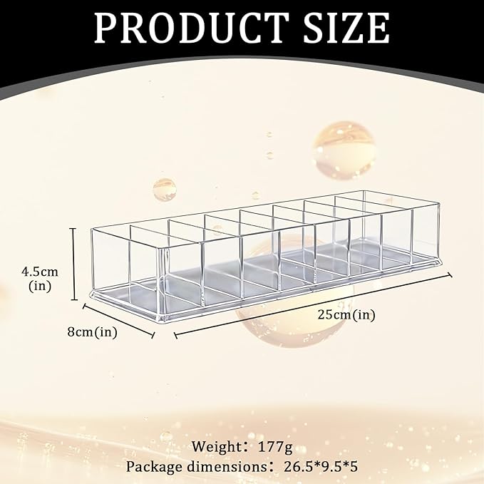 8Slots Roller Bottles Holder,Essential Oil Holder,Acrylic Essential Oil Storage,for Bottles Perfumes and Nail Polish Shelf,Essential Oil Organizer,Makeup Storage Rack