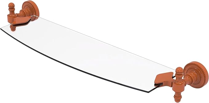 Allied Brass Retro Dot Collection Glass Shelf