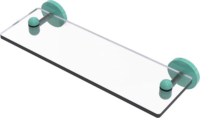 Allied Brass Tango Collection Glass Vanity Shelf with Beveled Edges