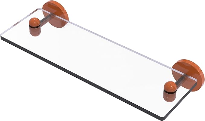 Allied Brass Tango Collection Glass Vanity Shelf with Beveled Edges