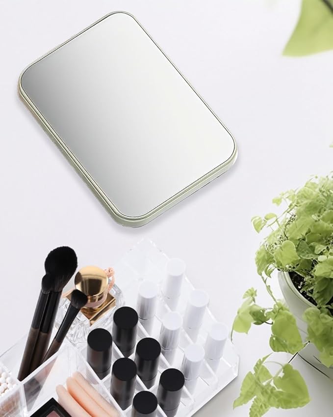 Foldable Mirror, 20 Pack Desktop Makeup Mirror Simple Folding Makeup Mmirrors with Stand for Spa Party, Girl, Women, Beauty, 4 Color
