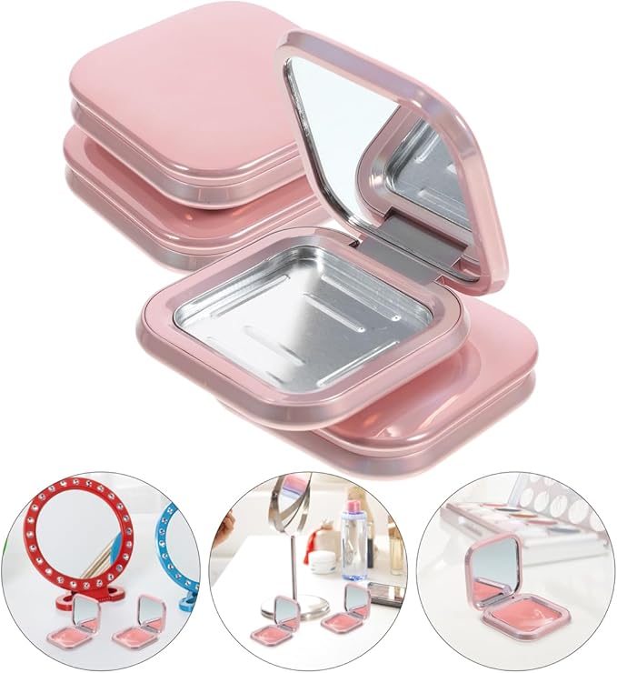 Ipetboom 2pcs Makeup Pallettes with Mirror: 2.24 In Empty Magnetic Buckle Storage Powder Box for Foundation Blush Eye Shadow Highlighter - DIY Cosmetic EyeShadow Container for Travel use